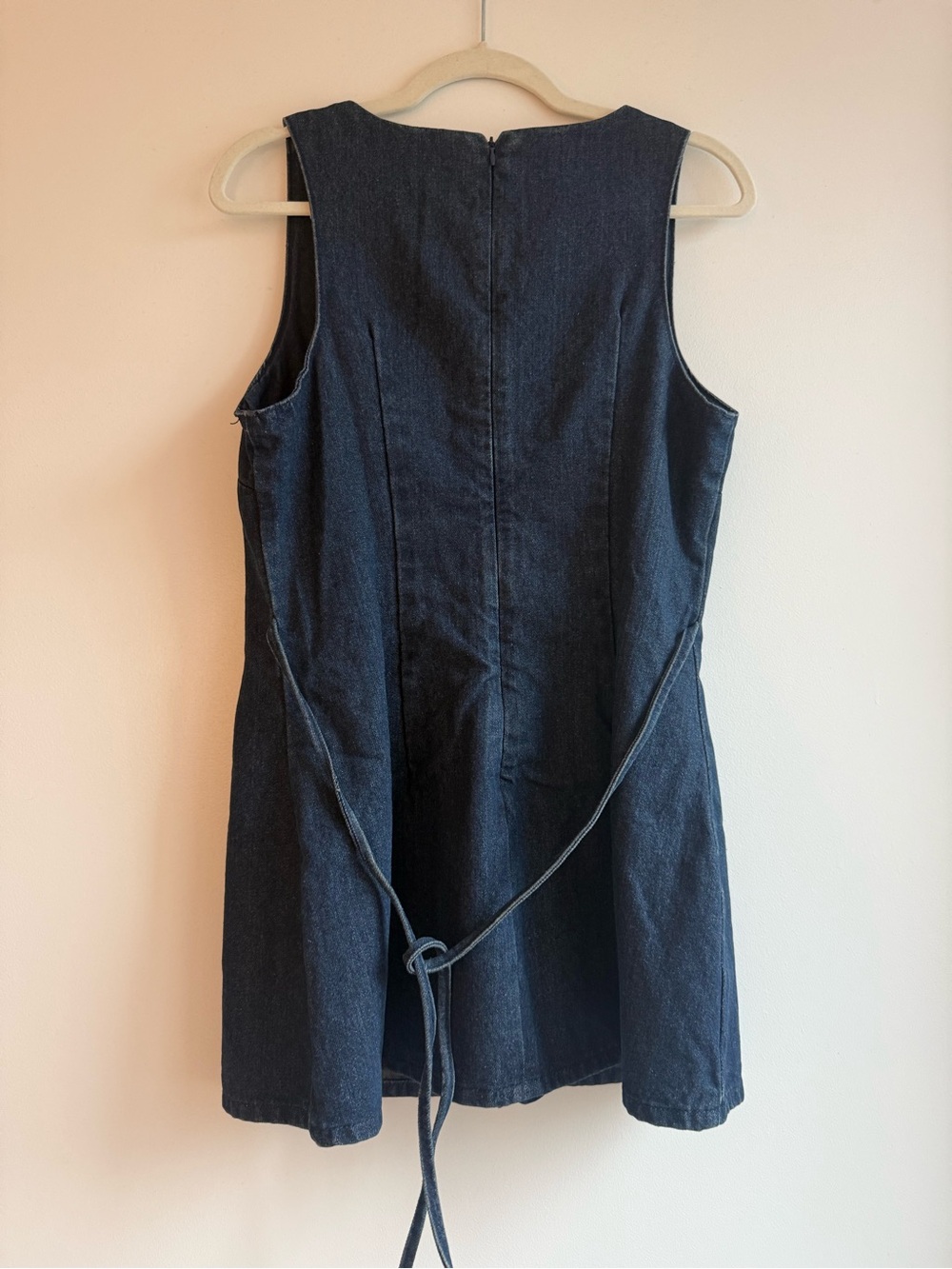Princess Polly Ainsleigh Shift Denim Playsuit Dark Wash - Picture 5 of 6